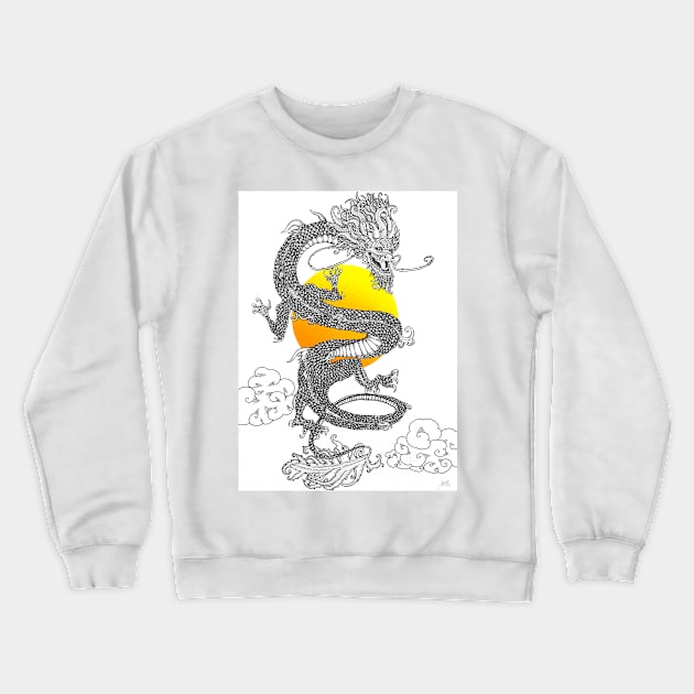 The golden orb Crewneck Sweatshirt by aleajsstuff